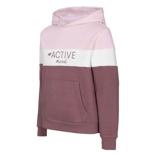 Bluza dla dzieci z kapturem 4F HJL22-JBLD002