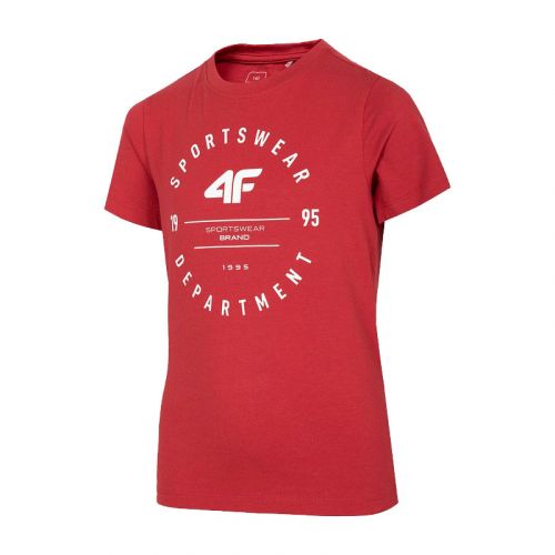 Koszulka bawełniana dla dzieci 4F HJL22-JTSM003