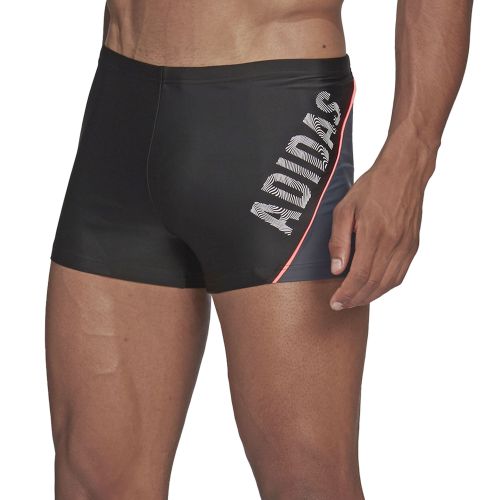 Kąpielówki męskie adidas Wording Swim Boxers HA0324
