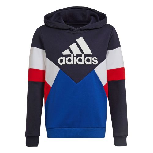 Bluza dla dzieci adidas Colorblock Fleece Hoodie HA4006