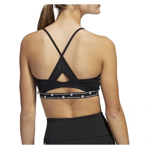 Biustonosz sportowy adidas Aeroreact Training Light-Support 3-Stripes Bra HC7862
