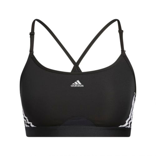 Biustonosz sportowy adidas Aeroreact Training Light-Support 3-Stripes Bra HC7862
