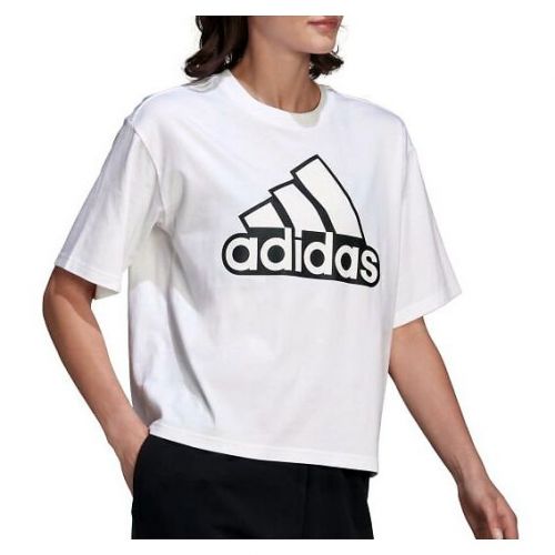 Koszulka damska adidas Essentials Logo Boxy Tee HC9183