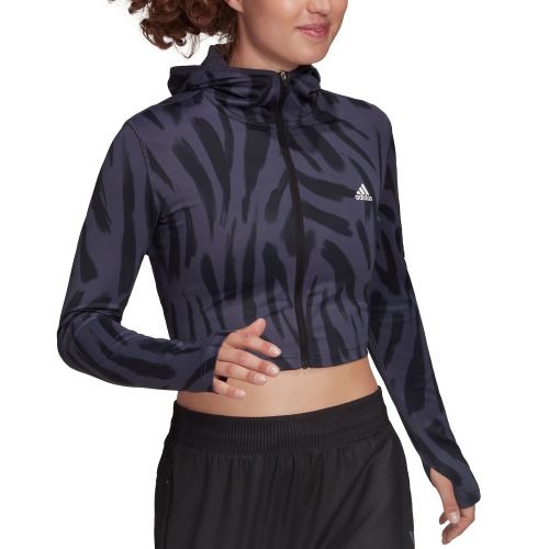 Koszulka damska do biegania adidas Run Icon Print LS HE0353