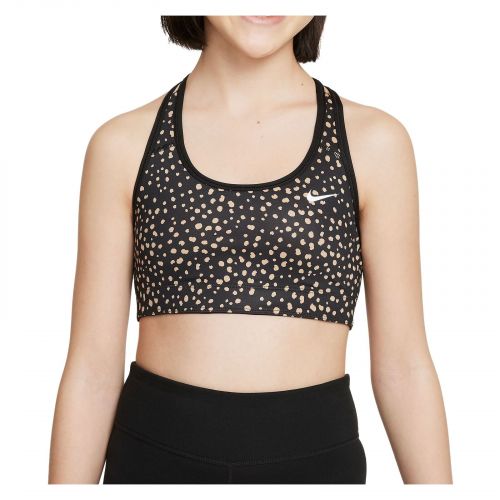 Biustonosz top sportowy dwustronny dla dziewcząt Nike Swoosh DO7135