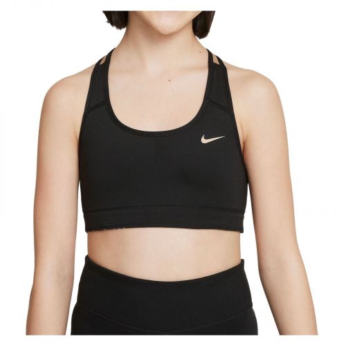 Biustonosz top sportowy dwustronny dla dziewcząt Nike Swoosh DO7135