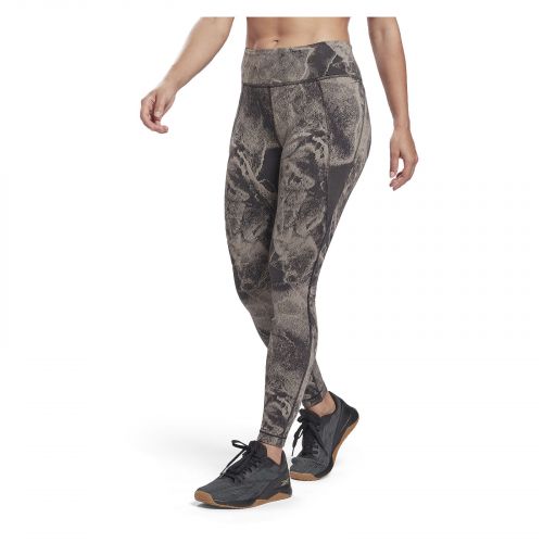 Legginsy treningowe damskie Reebok Lux Jacquard HF0173