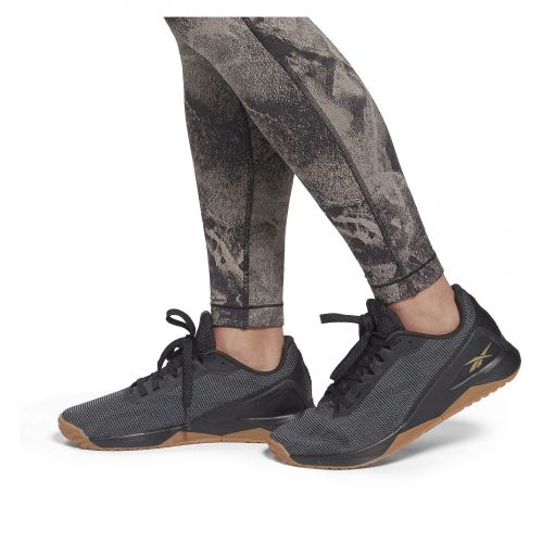 Legginsy treningowe damskie Reebok Lux Jacquard HF0173