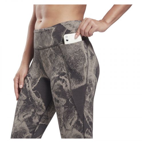 Legginsy treningowe damskie Reebok Lux Jacquard HF0173