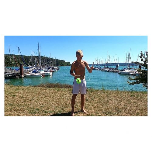 Gra plenerowa jo-jo Funsport Sunflex Diabolo Shine