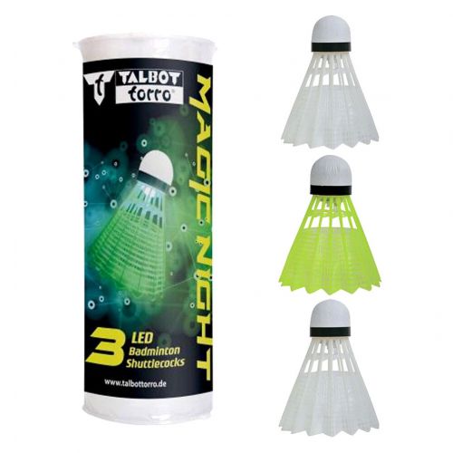 Lotki do badmintona TALBOT-TORRO Magic Night LED 3szt 479123