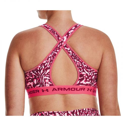 Biustonosz sportowy Under Armour Mid Crossback Printed Sports Bra 1361042