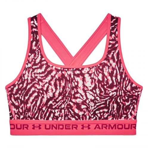 Biustonosz sportowy Under Armour Mid Crossback Printed Sports Bra 1361042
