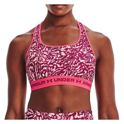 Biustonosz sportowy Under Armour Mid Crossback Printed Sports Bra 1361042