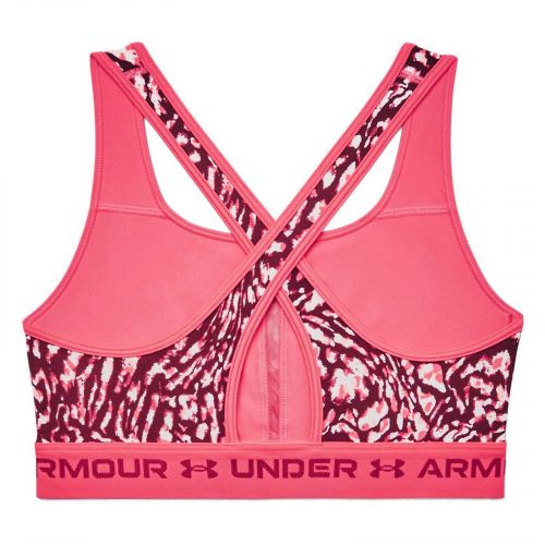 Biustonosz sportowy Under Armour Mid Crossback Printed Sports Bra 1361042