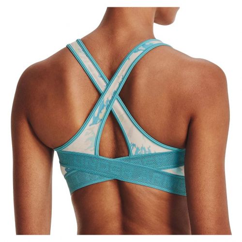 Biustonosz sportowy Under Armour  Mid Crossback Print Printed Sports Bra 1371144