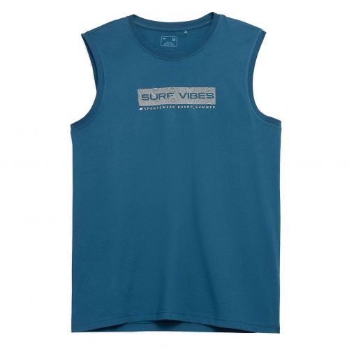 Koszulka męska bezrękawnik 4F H4L22-TSM050