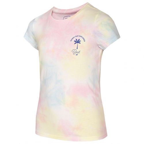 Koszulka bawełniana dla dziewcząt 4F HJL22-JTSD007