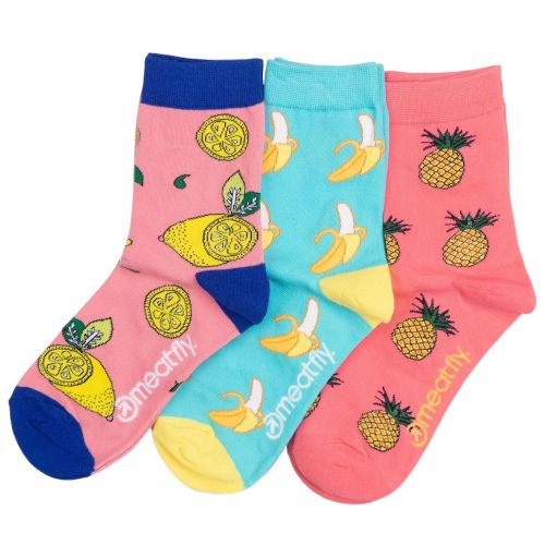 Skarpety Meatfly Lexy crew 3-PAK