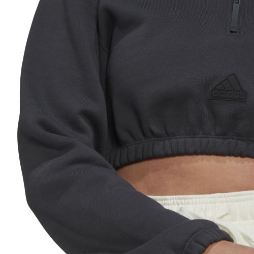 Bluza damska adidas Cropped Half-zip Sweatshirt HG4365