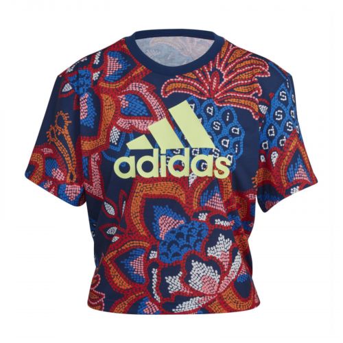 Koszulka treningowa damska adidas Farm Rio Graphic Tee HI5238