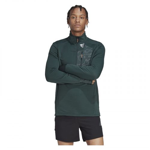 Bluza do biegania męska adidas X-City 1/4 Zip Cold.Rdy HF6384