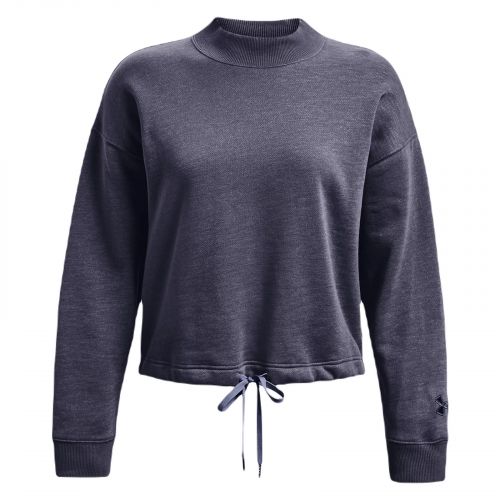 Bluza damska Under Armour Essential Fleece Script Crew 1374108