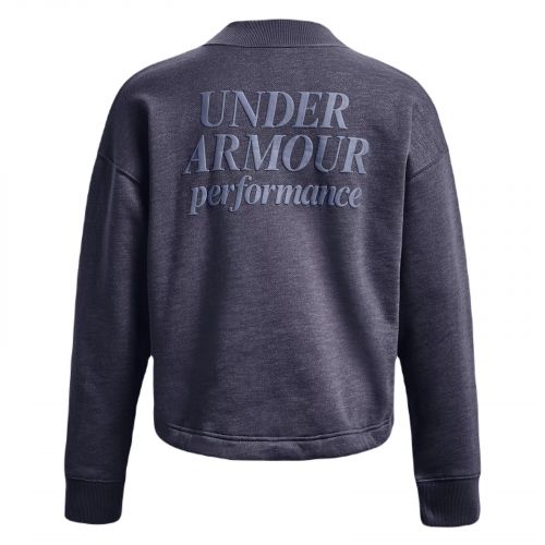 Bluza damska Under Armour Essential Fleece Script Crew 1374108