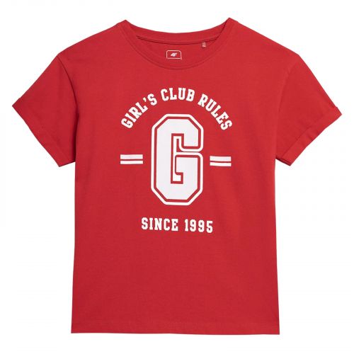 Koszulka dla dziewcząt 4F JTSD006