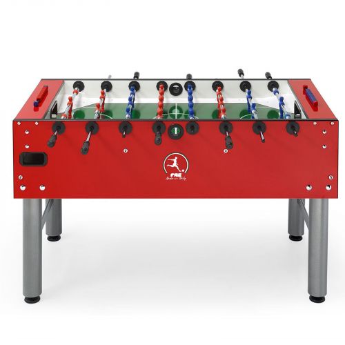 Piłkarzyki stół FAS Tournament teleskopowe prowadnice czerowny