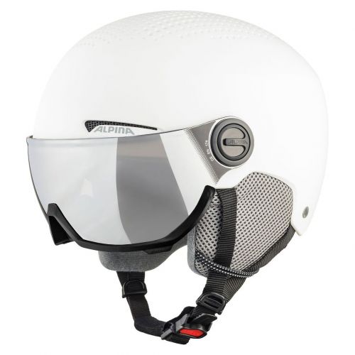 Kask narciarski damski Alpina 2022 Arber Visor Q-LITE white