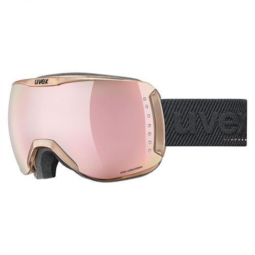 Gogle narciarskie damskie Uvex Downhill 2100 WE Glamour rose S2 550396
