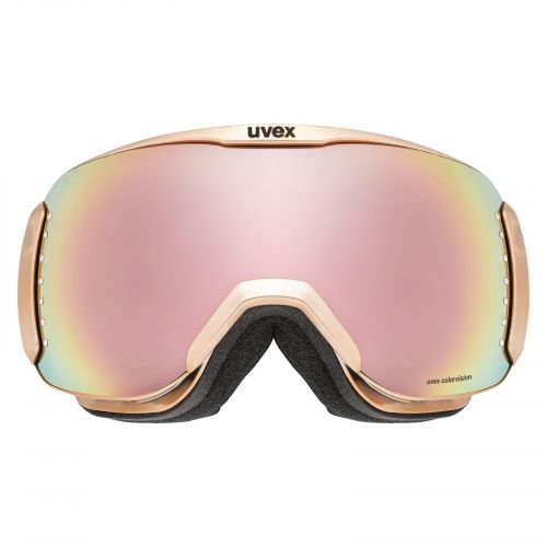 Gogle narciarskie damskie Uvex Downhill 2100 WE Glamour rose S2 550396