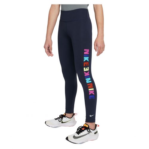 Spodnie legginsy sportowe dla dziewcząt Nike Dri-FIT One DZ0766