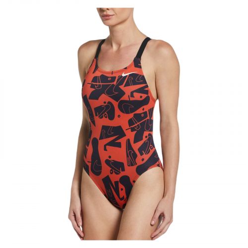 Strój kąpielowy damski Nike Hydrastrong Multiple Print NESSC050