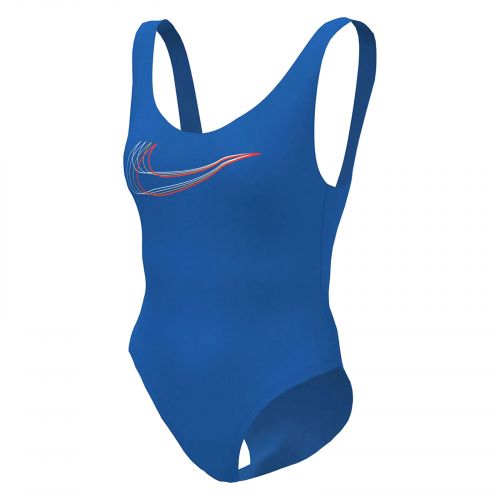 Strój kąpielowy damski Nike Swim U-back Multi Logo NESSC250