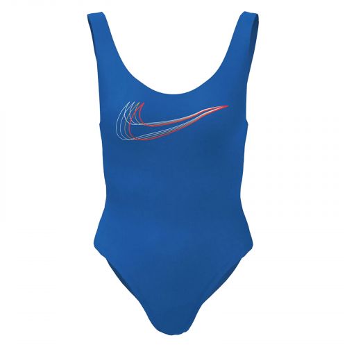 Strój kąpielowy damski Nike Swim U-back Multi Logo NESSC250