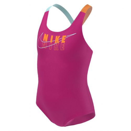 Strój kąpielowy dla dziewcząt Nike Swim Reflect Logo Crossback NESSC735 