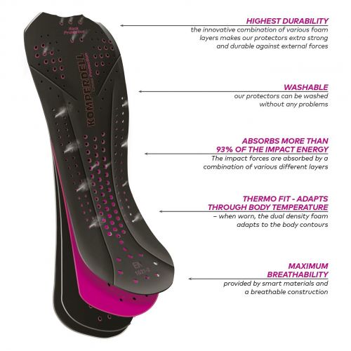 Ochraniacz narciarski dla dzieci Komperdell Junior Ballistic K6321-209