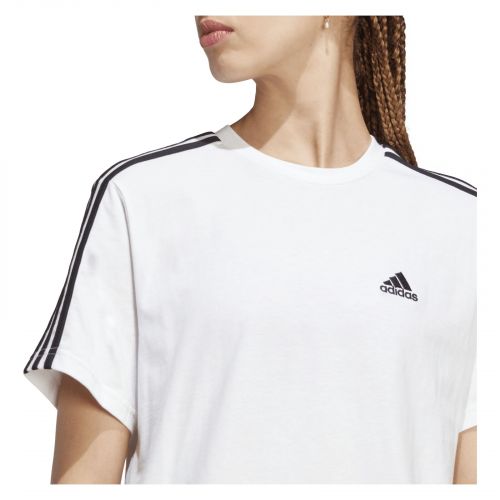 Koszulka damska adidas Essentials 3-stripes Single Jersey Crop Top HR4915