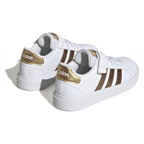 Buty dla dzieci adidas Grand Court 2 Elastic Laces GY2577