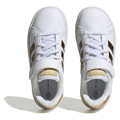 Buty dla dzieci adidas Grand Court 2 Elastic Laces GY2577