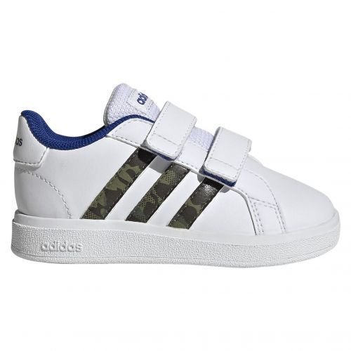Buty sportowe dla małych dzieci adidas Grand Court Lifestyle Hook and Loop GV6820