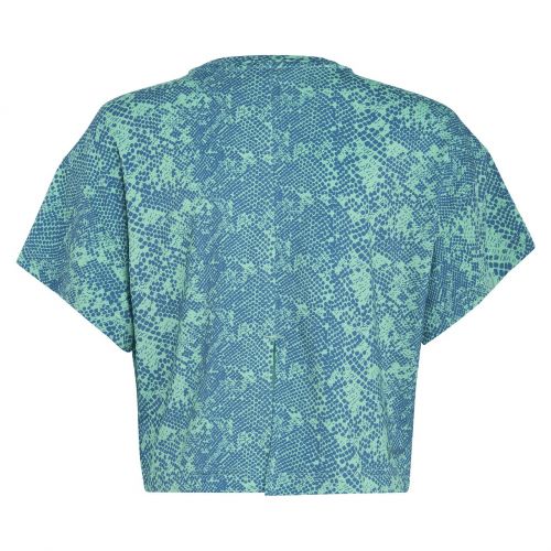 Koszulka sportowa dla dziewcząt adidas Junior Girls Training Aeroready Animal Print IC0359
