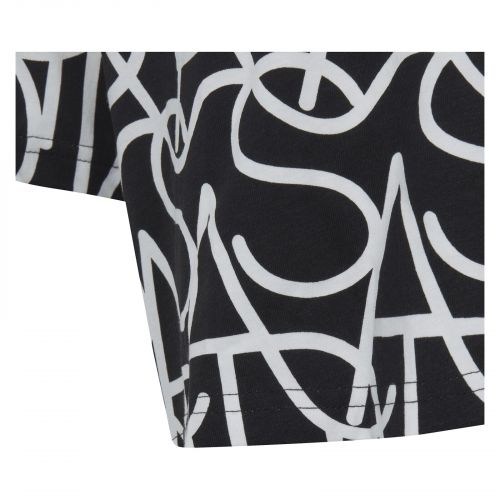 Koszulka dla dziewcząt adidas Junior Girls Brand Love Print IB8914