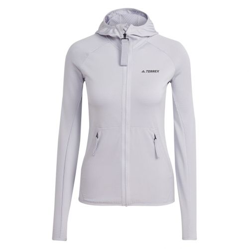 Polar damski adidas Terrex Tech Flooce Light Hooded Hiking Jacket HT2048