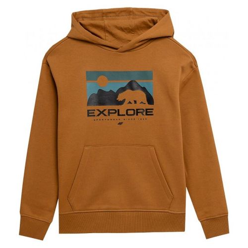 Bluza z kapturem dla chłopców 4F 4FJSS23TSWSM241