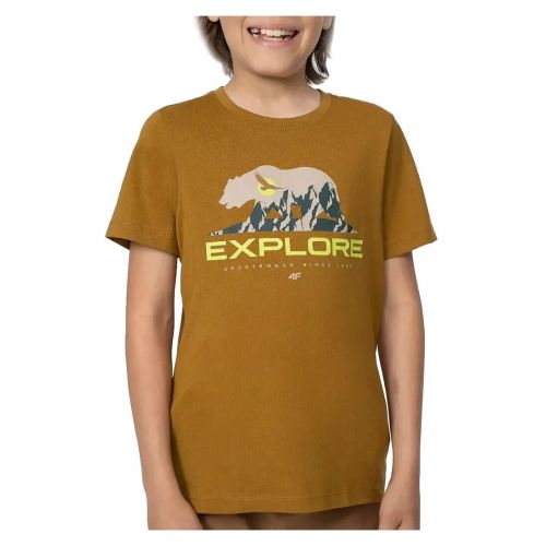 Koszulka sportowa dla chłopców 4F 4FJSS23TTSHM323