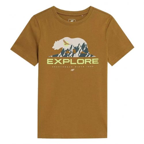 Koszulka sportowa dla chłopców 4F 4FJSS23TTSHM323