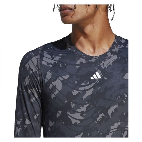 Koszulka treningowa męska Techfit Allover Print LS HS9797